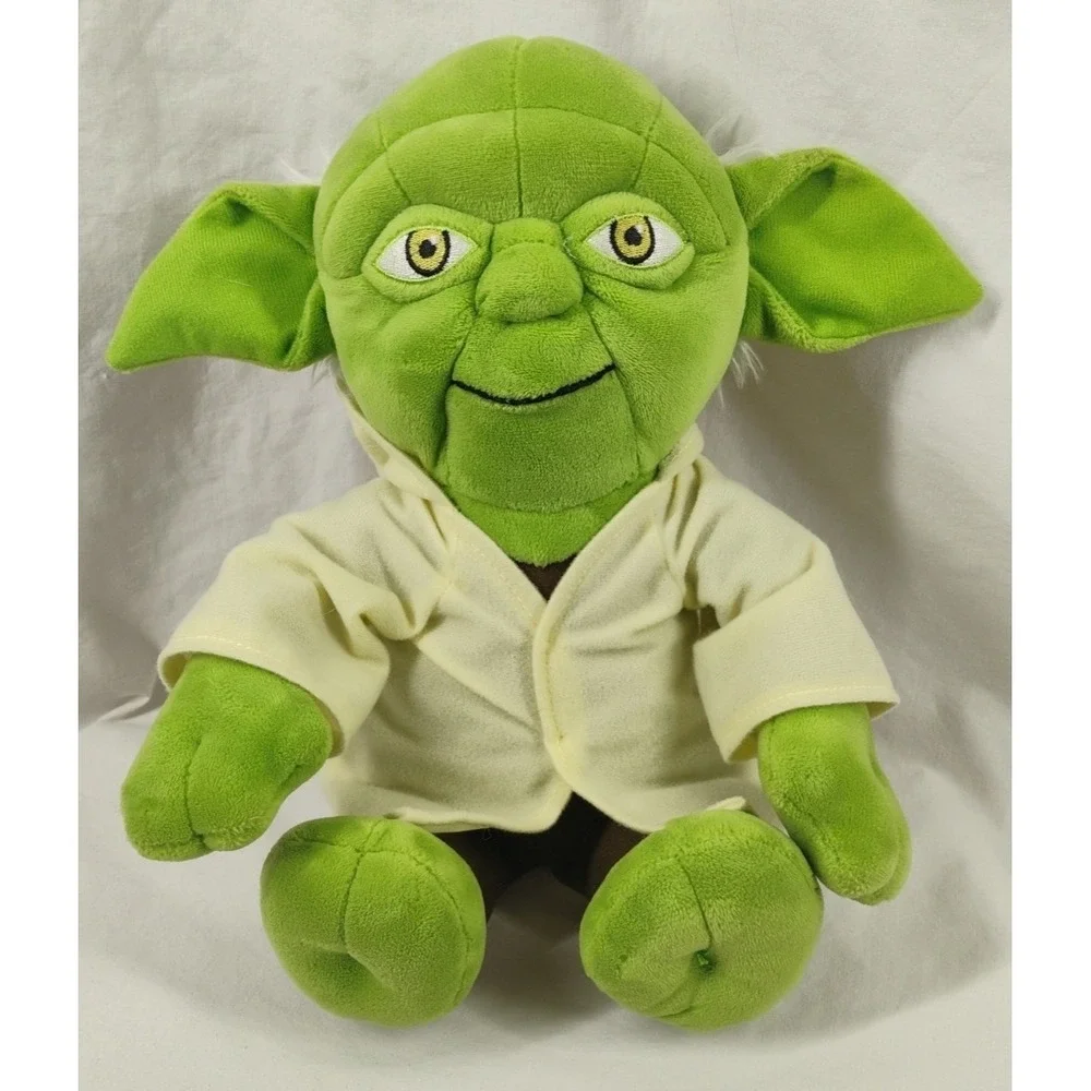 Star Wars 2015 YODA 10 inch Plush Stuffed Animal Toy Gently Used‎ Clean